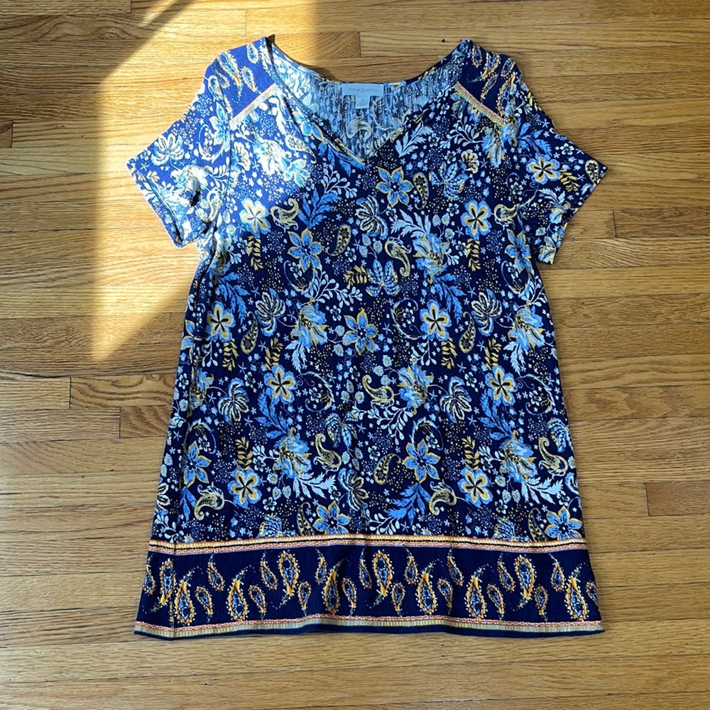 Floral Paisley Patterned Shirt